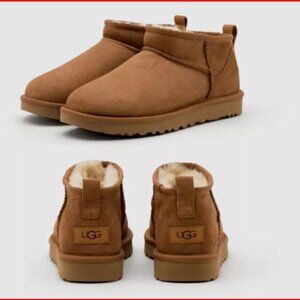 New Authentic UGG Classic Ultra Mini 1116109 Women's Fashion Boots Chestnut 8